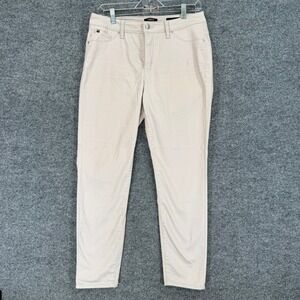 Curve Appeal Pants Womens 10 Tan Jegging Minimalist Stretch Skinny Casual Pants